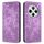 Custodia in pelle goffrata con motivo elefante retrò per Redmi 14C 4G (viola) Custodia in pelle goffrata con motivo elefante retrò per Redmi 14C 4G (viola)