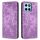 Custodia in pelle goffrata con motivo elefante retrò per Honor X6 4G (viola) Custodia in pelle goffrata con motivo elefante retrò per Honor X6 4G (viola)