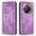 Custodia per telefono in pelle goffrata con motivo elefante retrò per Honor Magic7 Lite (viola) Custodia per telefono in pelle goffrata con motivo elefante retrò per Honor Magic7 Lite (viola)
