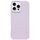 Custodia per iPhone 16 Pro in silicone liquido imitazione Dopamine Simple (viola fagiolo)