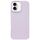 Custodia per iPhone 16 Plus in silicone liquido imitazione Dopamine (viola fagiolo)