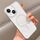 Custodia per telefono MagSafe trasparente per PC con mezza cornice per iPhone 14 Plus (bianca) Custodia per telefono MagSafe trasparente per PC con mezza cornice per iPhone 14 Plus (bianca)