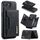 Custodia in pelle per iPhone 16e DG.MING M2 Series con 3 scomparti per carte di credito e portafoglio (nera) Custodia in pelle per iPhone 16e DG.MING M2 Series con 3 scomparti per carte di credito e portafoglio (nera)
