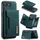 Custodia in pelle per iPhone 16e DG.MING M2 Series con 3 scomparti per carte di credito e portafoglio (verde) Custodia in pelle per iPhone 16e DG.MING M2 Series con 3 scomparti per carte di credito e portafoglio (verde)