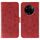 Custodia in pelle per Realme 14 Pro con motivo a rilievo Sun Mandala (rosso) Custodia in pelle per Realme 14 Pro con motivo a rilievo Sun Mandala (rosso)