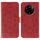 Custodia in pelle per Realme 14 Pro+ con motivo in rilievo Sun Mandala (rosso) Custodia in pelle per Realme 14 Pro+ con motivo in rilievo Sun Mandala (rosso)