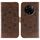 Custodia in pelle per Realme 14 Pro+ con motivo a rilievo Sun Mandala (marrone) Custodia in pelle per Realme 14 Pro+ con motivo a rilievo Sun Mandala (marrone)