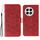 Custodia in pelle con motivo a rilievo Sun Mandala per OnePlus 13 (rosso)