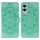 Custodia in pelle con motivo a rilievo Sun Mandala per Samsung Galaxy S25 Edge 5G (verde) Custodia in pelle con motivo a rilievo Sun Mandala per Samsung Galaxy S25 Edge 5G (verde)
