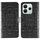 Custodia in pelle per telefono con motivo in rilievo Sun Mandala per Redmi Note 14 5G (nera) Custodia in pelle per telefono con motivo in rilievo Sun Mandala per Redmi Note 14 5G (nera)