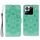 Custodia in pelle con motivo a rilievo Sun Mandala per Xiaomi 15 Pro (verde) Custodia in pelle con motivo a rilievo Sun Mandala per Xiaomi 15 Pro (verde)