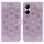 Custodia in pelle con motivo in rilievo Sun Mandala per Xiaomi Poco X7 Pro (viola) Custodia in pelle con motivo in rilievo Sun Mandala per Xiaomi Poco X7 Pro (viola)