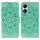 Custodia in pelle per telefono con motivo in rilievo Sun Mandala per Xiaomi Poco X7 Pro (verde) Custodia in pelle per telefono con motivo in rilievo Sun Mandala per Xiaomi Poco X7 Pro (verde)