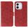 Custodia in pelle per telefono cellulare con motivo in rilievo Mandala solare per Honor 400 Lite (rossa) Custodia in pelle per telefono cellulare con motivo in rilievo Mandala solare per Honor 400 Lite (rossa)