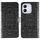 Custodia in pelle per telefono cellulare con motivo in rilievo Mandala solare per Honor 400 Lite (nera) Custodia in pelle per telefono cellulare con motivo in rilievo Mandala solare per Honor 400 Lite (nera)