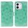 Custodia in pelle per telefono cellulare con motivo in rilievo Mandala solare per Honor 400 Lite (verde) Custodia in pelle per telefono cellulare con motivo in rilievo Mandala solare per Honor 400 Lite (verde)