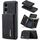 Portafoglio multi-carta DG.MING M1 Series a 3 ante + custodia magnetica per telefono (nero) per Samsung Galaxy S25 Edge 5G Portafoglio multi-carta DG.MING M1 Series a 3 ante + custodia magnetica per telefono (nero) per Samsung Galaxy S25 Edge 5G