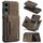 Custodia multi-carta DG.MING M2 Series per Samsung Galaxy S25 Edge 5G + custodia magnetica per telefono (caffè) Custodia multi-carta DG.MING M2 Series per Samsung Galaxy S25 Edge 5G + custodia magnetica per telefono (caffè)