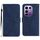 Custodia in pelle goffrata con cuciture per Infinix Note 50x 5G (blu)