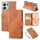 Custodia in pelle con 3 slot per carte di credito e motivo a fiori di rosa per Redmi Note 13 Pro 4G (marrone) Custodia in pelle con 3 slot per carte di credito e motivo a fiori di rosa per Redmi Note 13 Pro 4G (marrone)