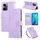 Custodia in pelle con 3 slot per carte di credito e motivo a fiori di rosa per Redmi 10 5G (viola) Custodia in pelle con 3 slot per carte di credito e motivo a fiori di rosa per Redmi 10 5G (viola)