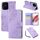 Custodia in pelle con 3 slot per carte di credito e motivo a fiori di rosa in rilievo per Redmi 10C 4G Global / 10 India (viola) Custodia in pelle con 3 slot per carte di credito e motivo a fiori di rosa in rilievo per Redmi 10C 4G Global / 10 India (viola)