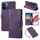 Custodia in pelle con 3 slot per carte di credito e motivo a rose in rilievo per Redmi 11A 4G Global (viola scuro) Custodia in pelle con 3 slot per carte di credito e motivo a rose in rilievo per Redmi 11A 4G Global (viola scuro)