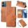 Custodia in pelle con 3 slot per carte di credito e motivo a fiori di rosa per Redmi 13C 4G / 5G / Poco C65 (marrone) Custodia in pelle con 3 slot per carte di credito e motivo a fiori di rosa per Redmi 13C 4G / 5G / Poco C65 (marrone)