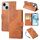 Custodia in pelle con 3 slot per carte di credito e motivo a rose in rilievo per iPhone 15 Plus / 14 Plus (marrone) Custodia in pelle con 3 slot per carte di credito e motivo a rose in rilievo per iPhone 15 Plus / 14 Plus (marrone)