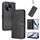 Custodia in pelle retrò con fibbia a sgancio rapido per Tecno Camon 30S / 30S Pro (nera)