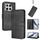 Custodia in pelle retrò con fibbia a giunzione per Tecno Camon 30 5G (nera) Custodia in pelle retrò con fibbia a giunzione per Tecno Camon 30 5G (nera)