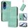 Custodia in pelle retrò con fibbia a sgancio rapido per Tecno Pova 4 Pro (menta) Custodia in pelle retrò con fibbia a sgancio rapido per Tecno Pova 4 Pro (menta)
