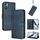 Custodia per telefono in pelle retrò con fibbia a giunzione per Tecno Spark 7 / 7T (blu scuro) Custodia per telefono in pelle retrò con fibbia a giunzione per Tecno Spark 7 / 7T (blu scuro)