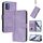Custodia in pelle retrò con fibbia a giunzione per Nokia C300 (viola)