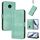 Custodia in pelle retrò con fibbia a giunzione per Nokia C10 / C20 (verde menta) Custodia in pelle retrò con fibbia a giunzione per Nokia C10 / C20 (verde menta)