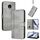 Custodia per telefono in pelle retrò con fibbia a giunzione per Nokia C10 / C20 (grigio) Custodia per telefono in pelle retrò con fibbia a giunzione per Nokia C10 / C20 (grigio)