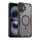 Custodia magnetica Armor Glaze MagSafe per iPhone 16 (nera)