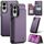 Custodia antifurto RFID con slot per schede CaseMe C22 per Samsung Galaxy S25 Edge 5G (viola) Custodia antifurto RFID con slot per schede CaseMe C22 per Samsung Galaxy S25 Edge 5G (viola)