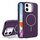 Custodia per iPhone 11 con supporto per obiettivo in silicone organico MagSafe (viola) Custodia per iPhone 11 con supporto per obiettivo in silicone organico MagSafe (viola)