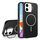 Custodia per iPhone 11 con supporto per obiettivo in silicone organico MagSafe (nero) Custodia per iPhone 11 con supporto per obiettivo in silicone organico MagSafe (nero)