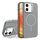 Custodia per iPhone 12 con supporto per obiettivo in silicone organico MagSafe (grigio) Custodia per iPhone 12 con supporto per obiettivo in silicone organico MagSafe (grigio)