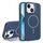 Custodia per iPhone 13 con supporto per obiettivo in silicone organico MagSafe (blu) Custodia per iPhone 13 con supporto per obiettivo in silicone organico MagSafe (blu)