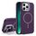 Custodia per iPhone 13 Pro Max con supporto per obiettivo in silicone organico MagSafe (viola) Custodia per iPhone 13 Pro Max con supporto per obiettivo in silicone organico MagSafe (viola)