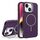 Custodia per iPhone 14 con supporto per obiettivo in silicone organico MagSafe (viola) Custodia per iPhone 14 con supporto per obiettivo in silicone organico MagSafe (viola)