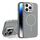 Custodia per iPhone 14 Pro Max con supporto per obiettivo in silicone organico MagSafe (grigio) Custodia per iPhone 14 Pro Max con supporto per obiettivo in silicone organico MagSafe (grigio)