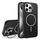 Custodia per iPhone 15 Pro con supporto per obiettivo in silicone organico MagSafe (nero) Custodia per iPhone 15 Pro con supporto per obiettivo in silicone organico MagSafe (nero)
