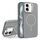 Custodia per iPhone 16 Plus con supporto per obiettivo in silicone organico MagSafe (grigio) Custodia per iPhone 16 Plus con supporto per obiettivo in silicone organico MagSafe (grigio)