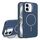 Custodia per iPhone 16 con supporto per obiettivo in silicone organico MagSafe (blu) Custodia per iPhone 16 con supporto per obiettivo in silicone organico MagSafe (blu)