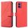 Custodia in pelle con motivo geometrico RFID per Motorola Moto G55 5G (rossa) Custodia in pelle con motivo geometrico RFID per Motorola Moto G55 5G (rossa)