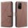 Custodia in pelle con motivo geometrico RFID per OPPO A94 5G / F19 Pro+ / Reno5 Z 5G (marrone) Custodia in pelle con motivo geometrico RFID per OPPO A94 5G / F19 Pro+ / Reno5 Z 5G (marrone)
